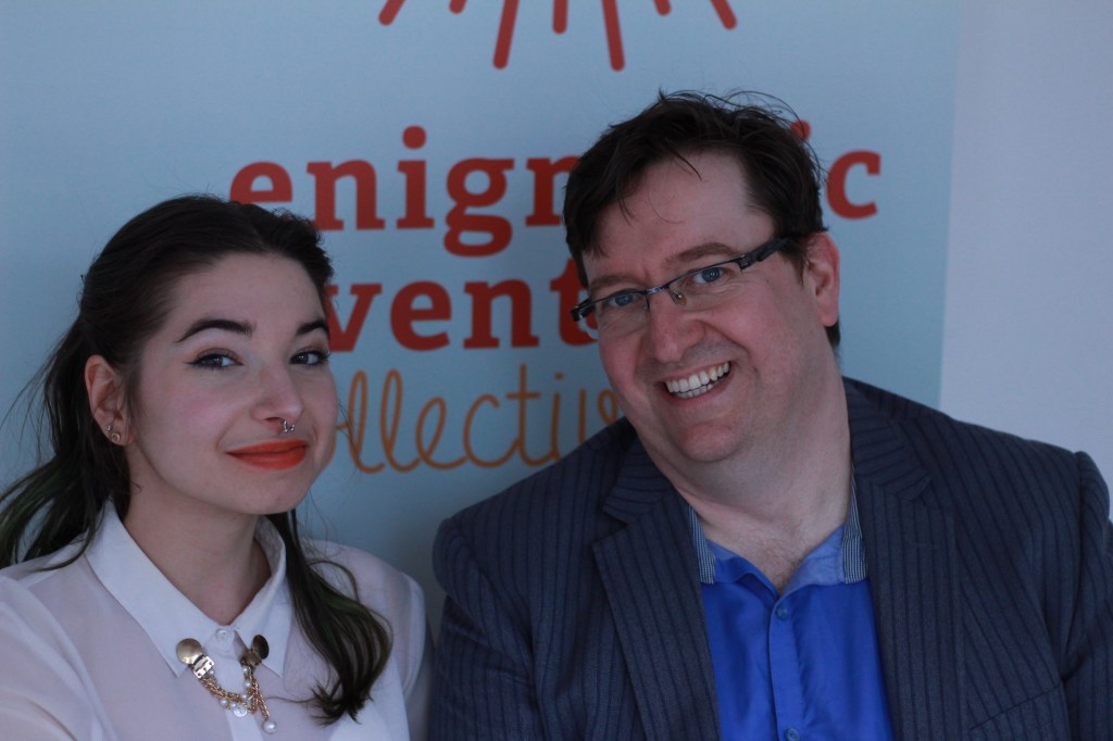 Image of Natasha Guerra and Chris Rudram of Enigmatic Events Collective.